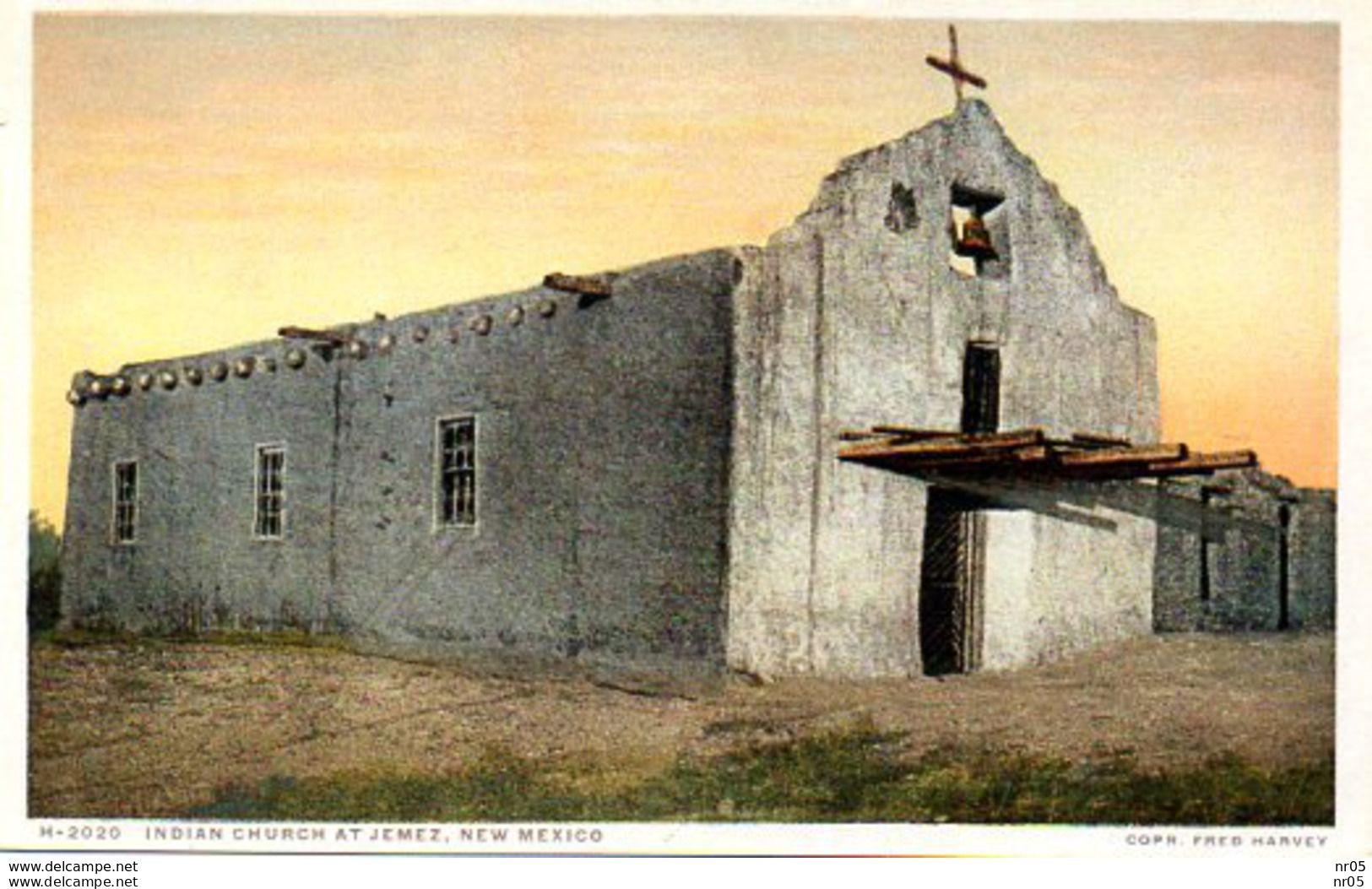 NEW MEXICO - Indian Church At Jemez, New Mexico ( Etats Unis Amerique USA ) - Andere & Zonder Classificatie