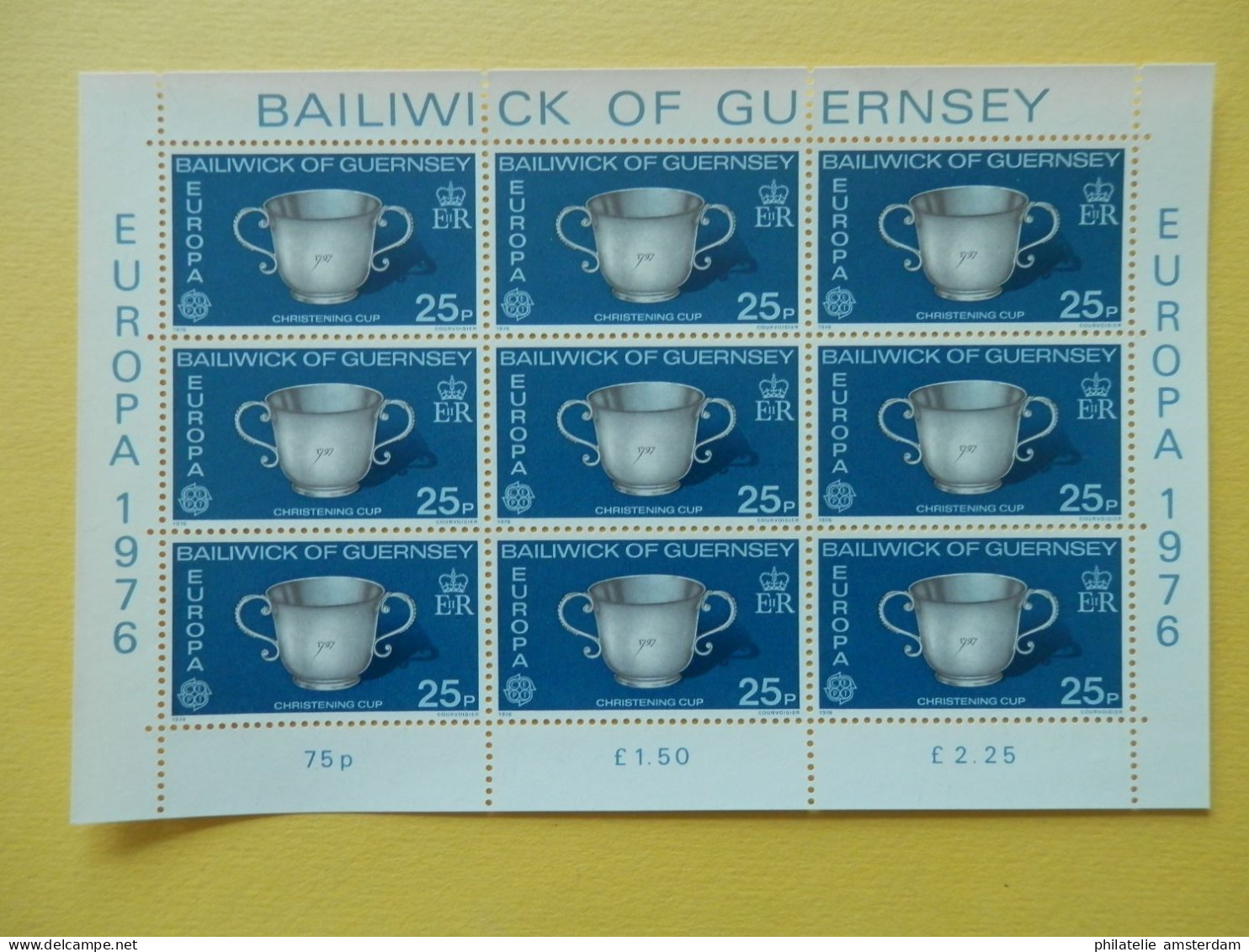 Guernsey 1976, FULL SHEETS / EUROPA CEPT: Mi 133-34, ** - 1976