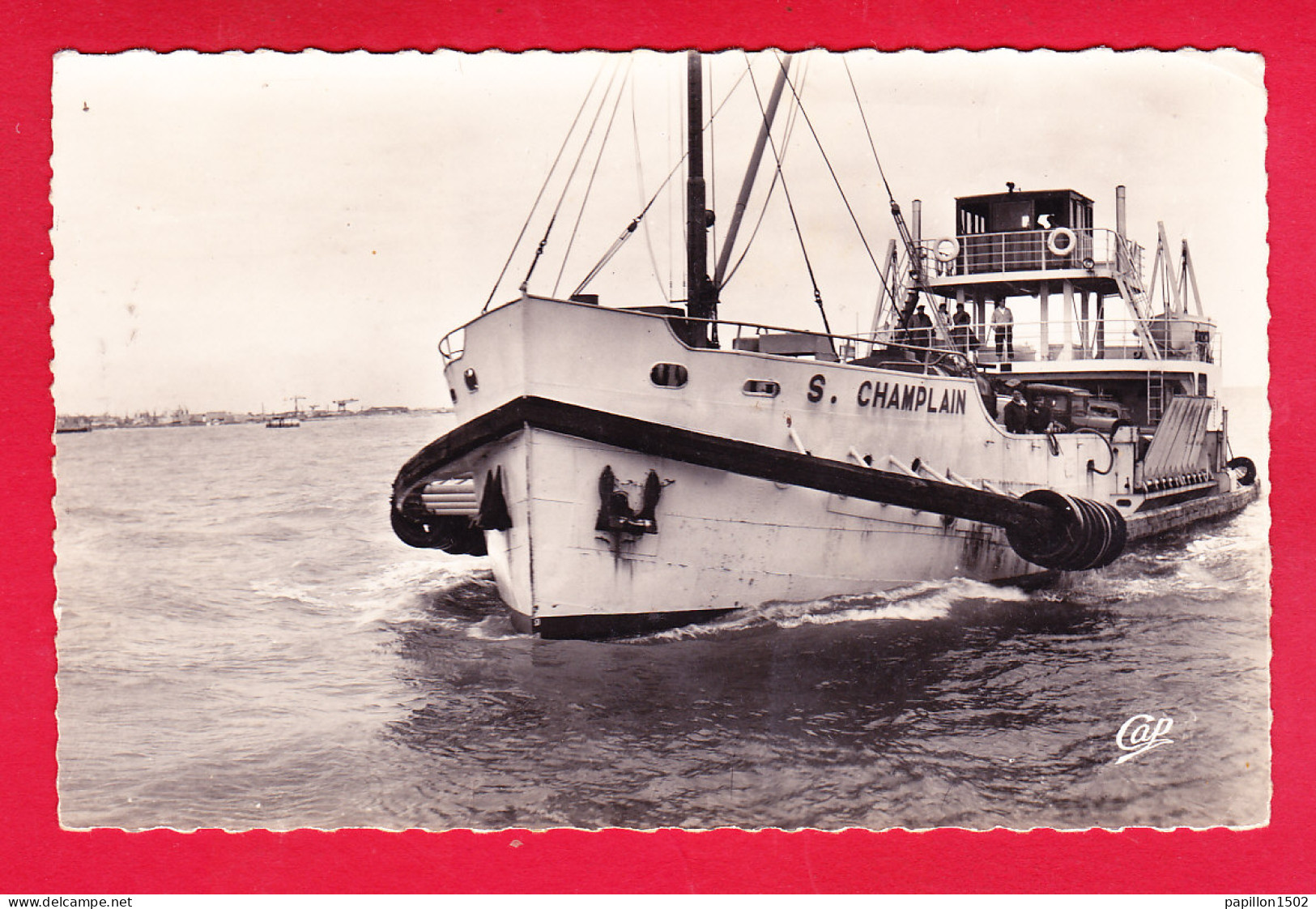 Bateaux-274A28  Sablanceaux, LE CHAMPLAIN à L'arrivée, BE - Fischerei