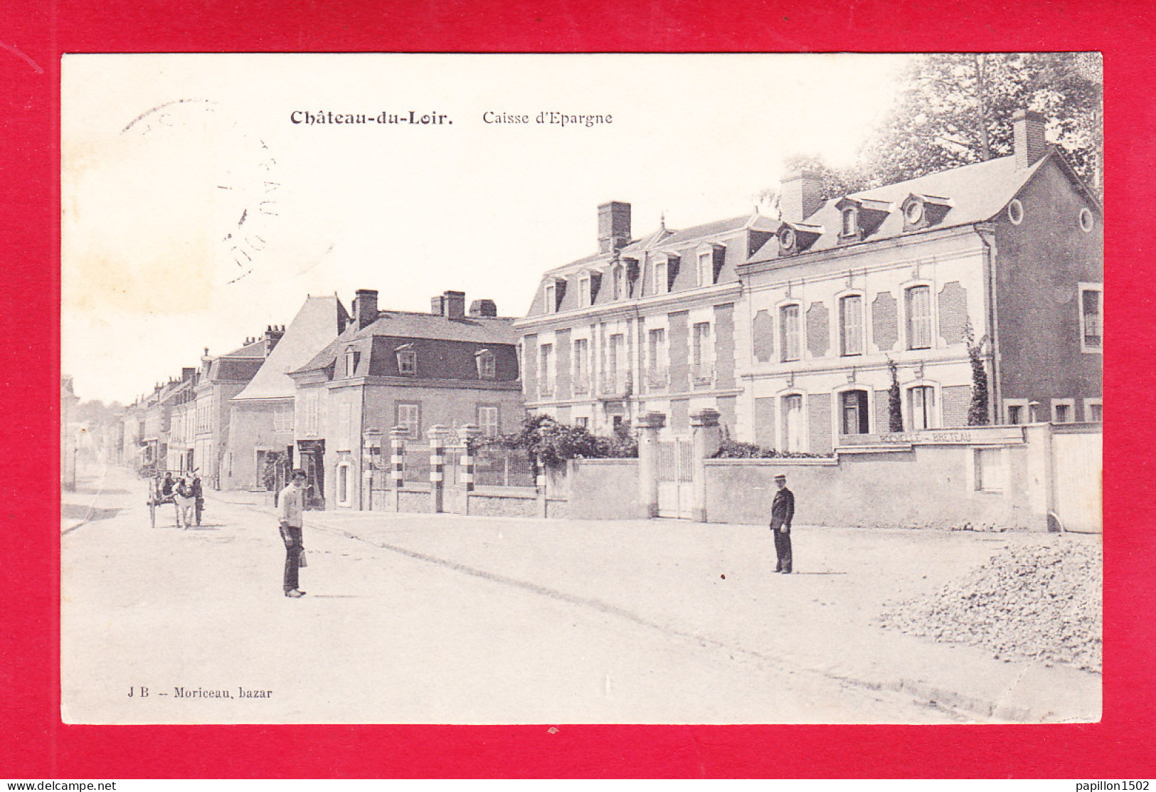 F-72-Chateau Du Loir-18Ph48  La Ciasse D'Epargne, Petite Animation, Cpa  - Chateau Du Loir