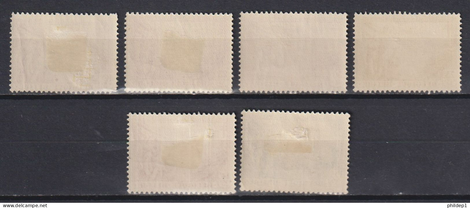 Belgique: COB N° 356/61 (sans Le 362) *, MH, Charniéré. TB !!! - Unused Stamps