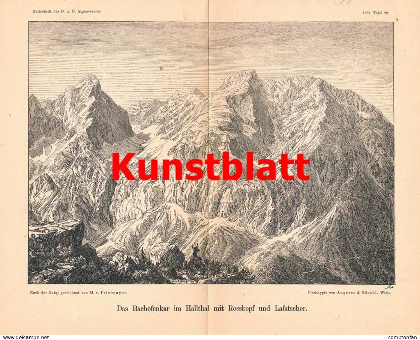 A102 1511 Prielmayer Halltal Tirol Absam Karwendel Hall Artikel 1888 - Autres & Non Classés