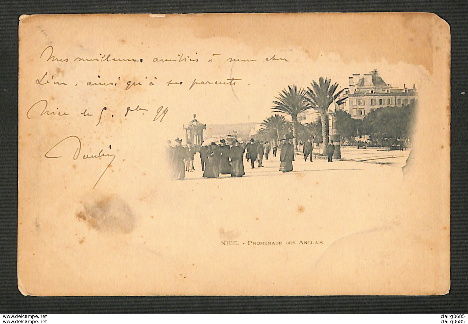 06 - NICE  - Promenade Des Anglais - 1899 - Scènes Du Vieux-Nice