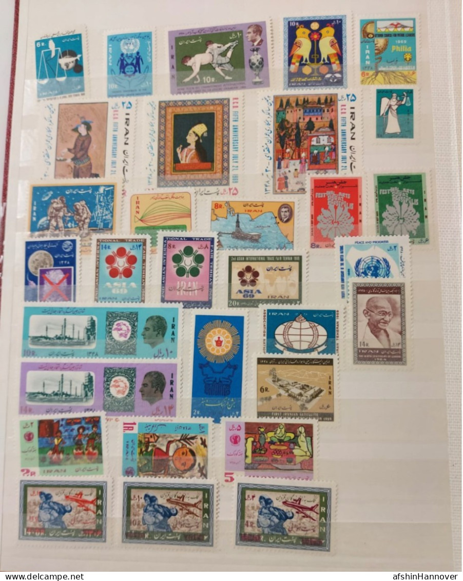 Iran Shah Pahlavi تمام تمبرهای   سال ۱۳۴۸   Commemorative Stamps Issued In Year 1348 (21/3/1969-20/3/1970) - Iran