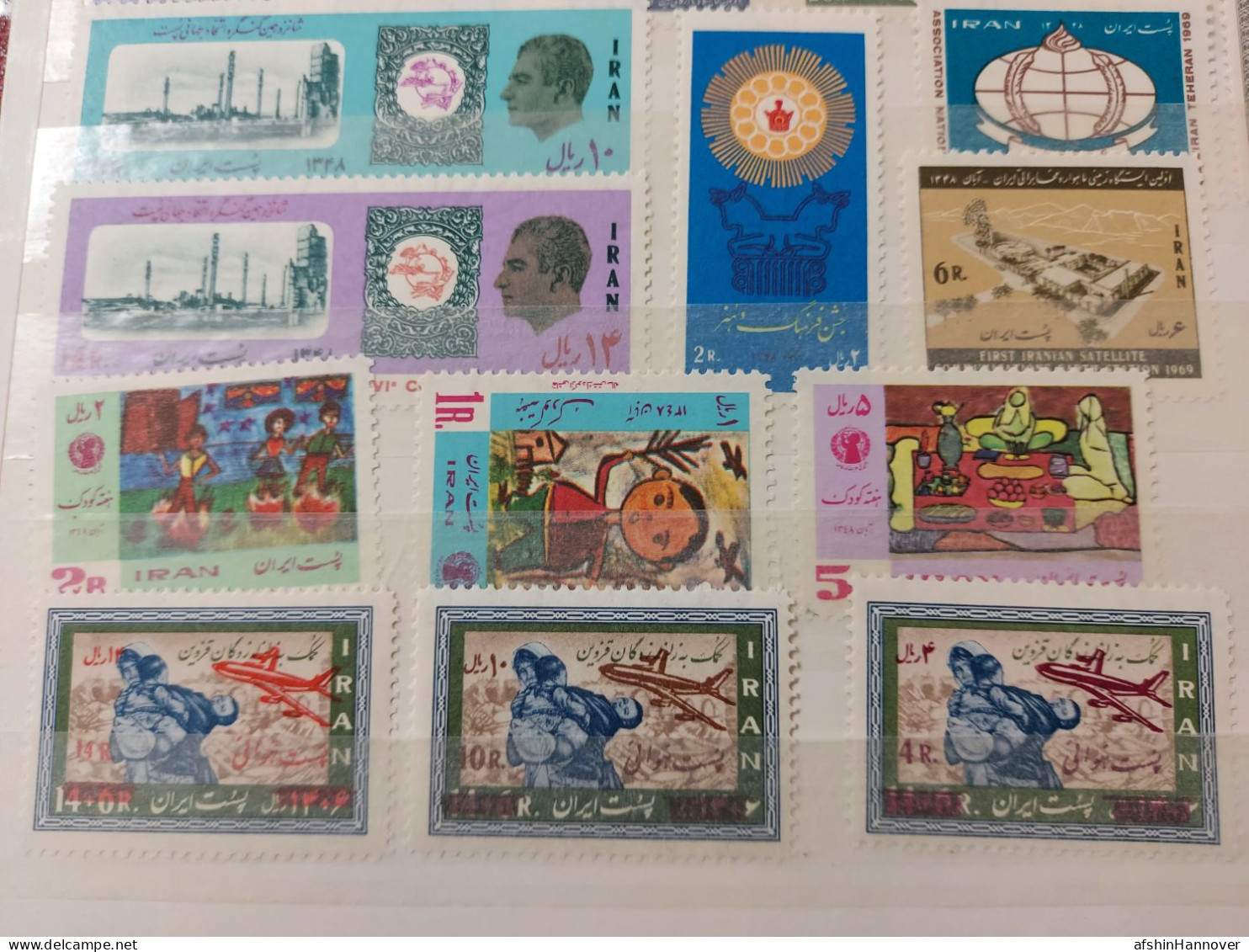 Iran Shah Pahlavi تمام تمبرهای   سال ۱۳۴۸   Commemorative Stamps Issued In Year 1348 (21/3/1969-20/3/1970) - Iran