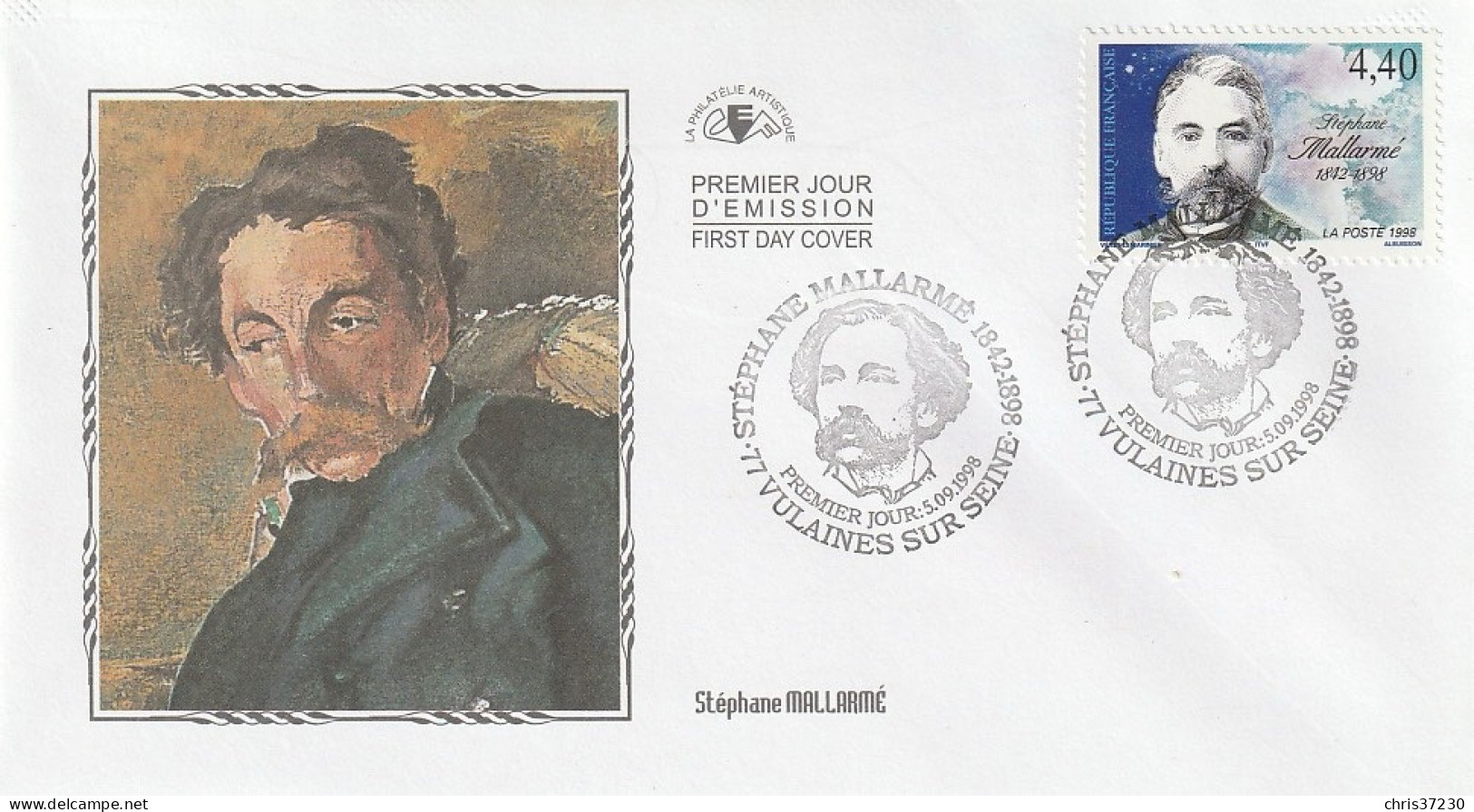 BCT - FDC Stéphane Mallarmé - 1998 - 1990-1999