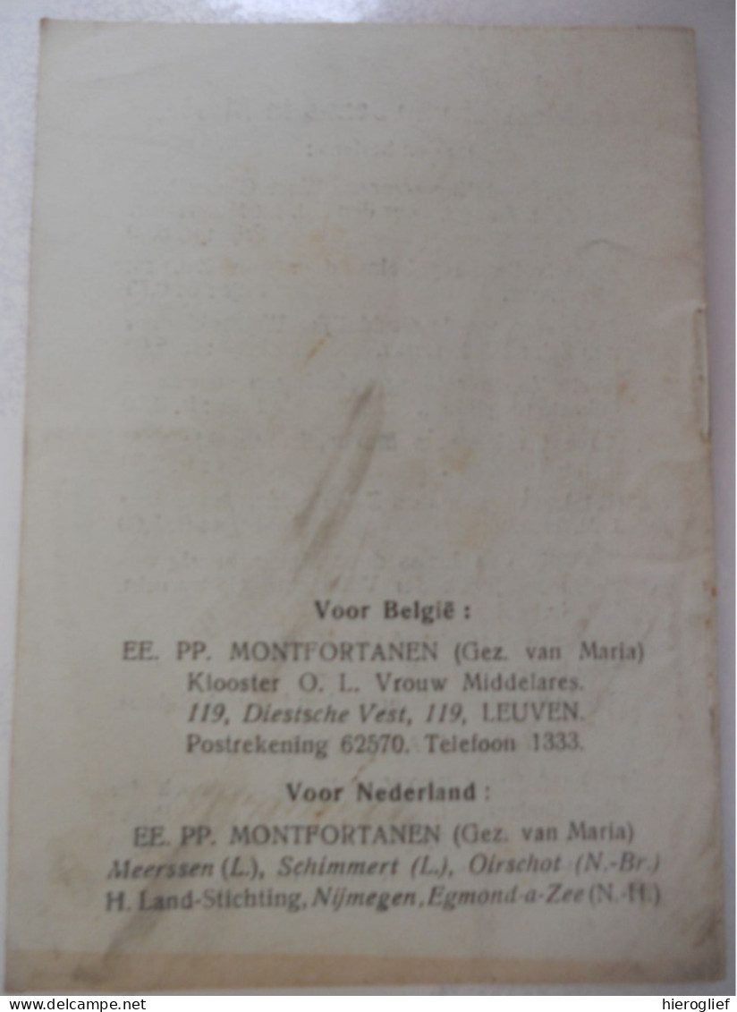 De Volmaakte Godsvrucht Tot De Allerheiligste Maagd Volgens Den Zaligen Louis-Marie Grignion De Montfort / 1931 - Anciens