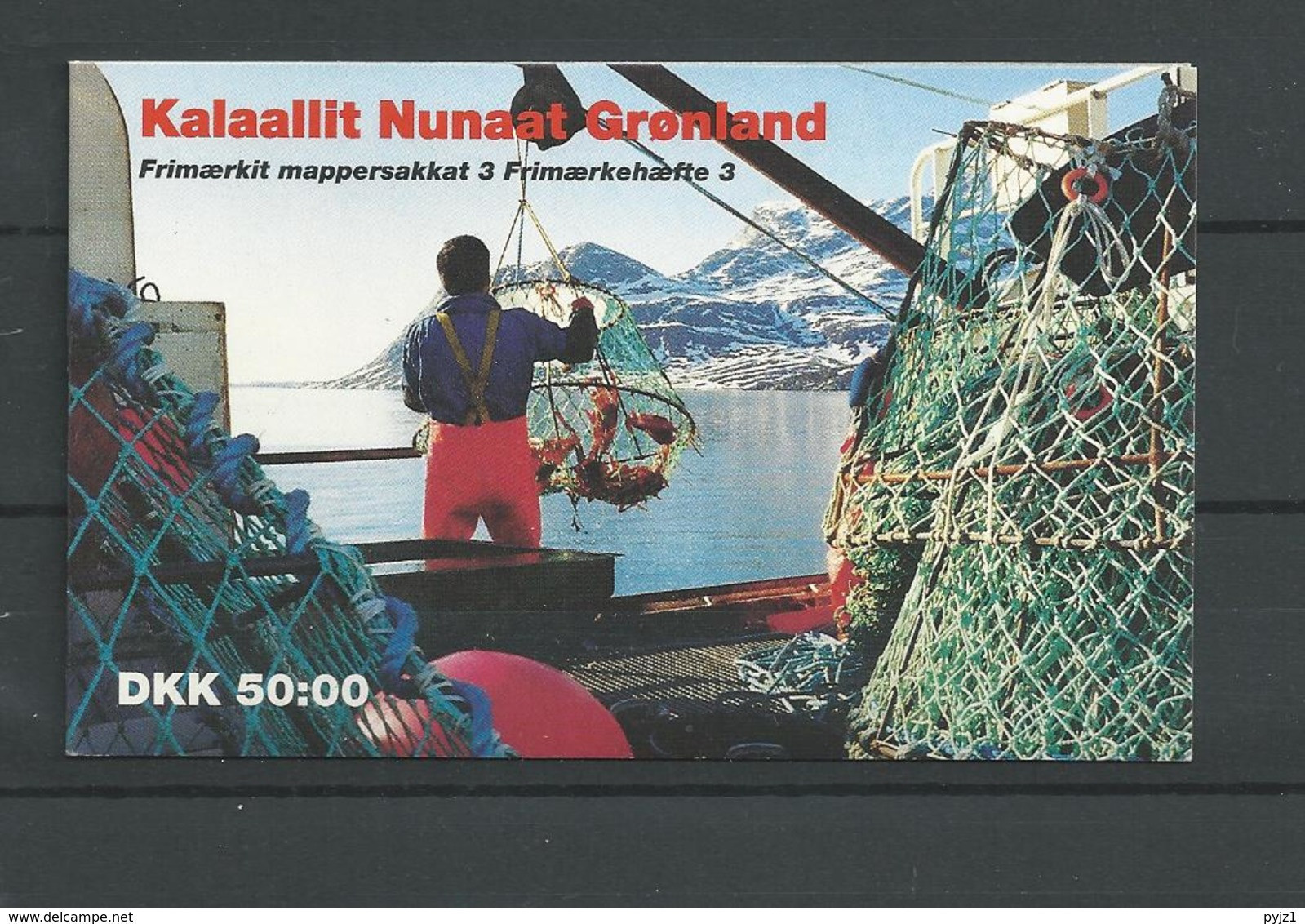 1993 MNH Greenland, Booklet  Mi MH3 Postfris** - Postzegelboekjes