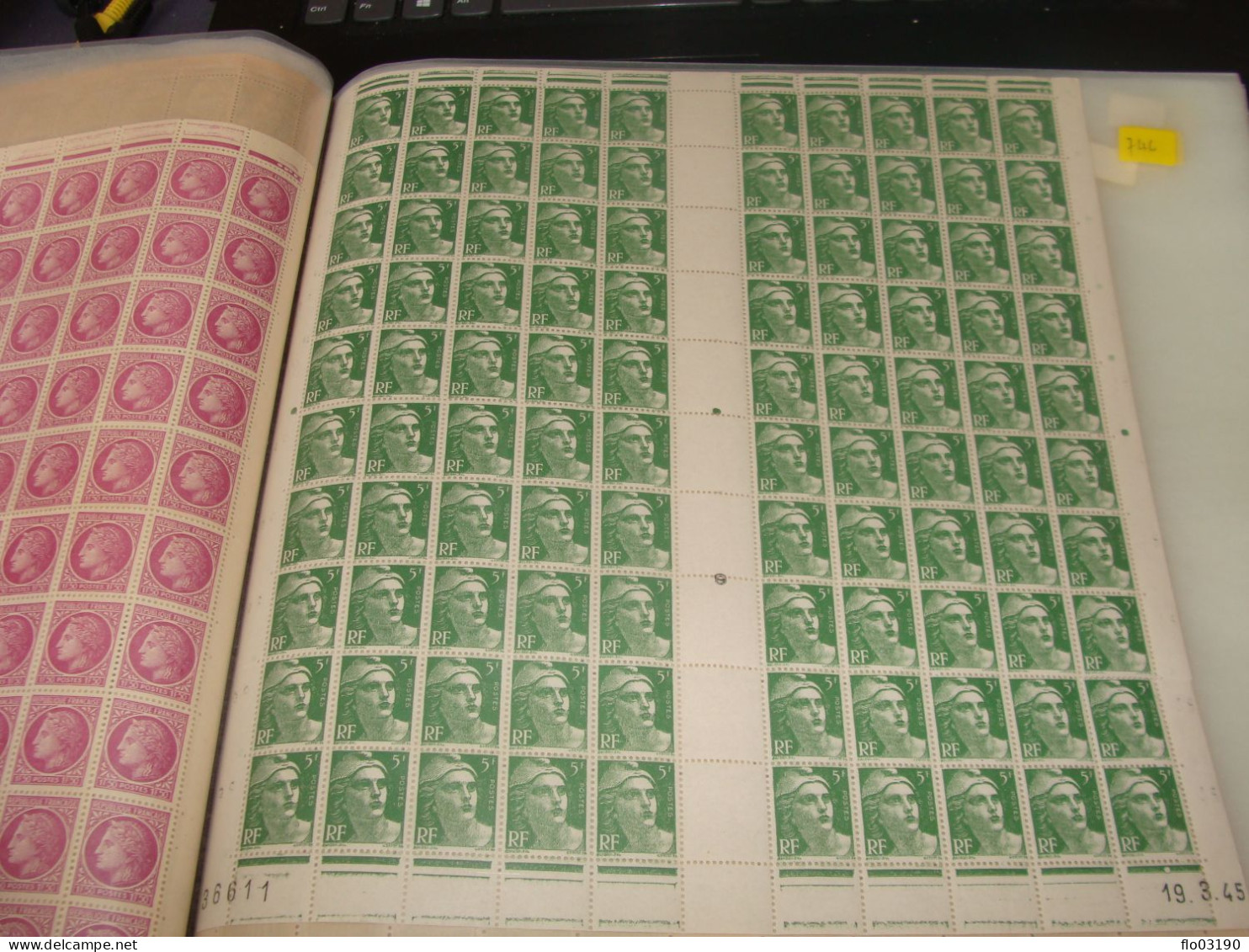 N° 719 En Feuille  De 100 Timbres Entières Neuves - Ganze Bögen