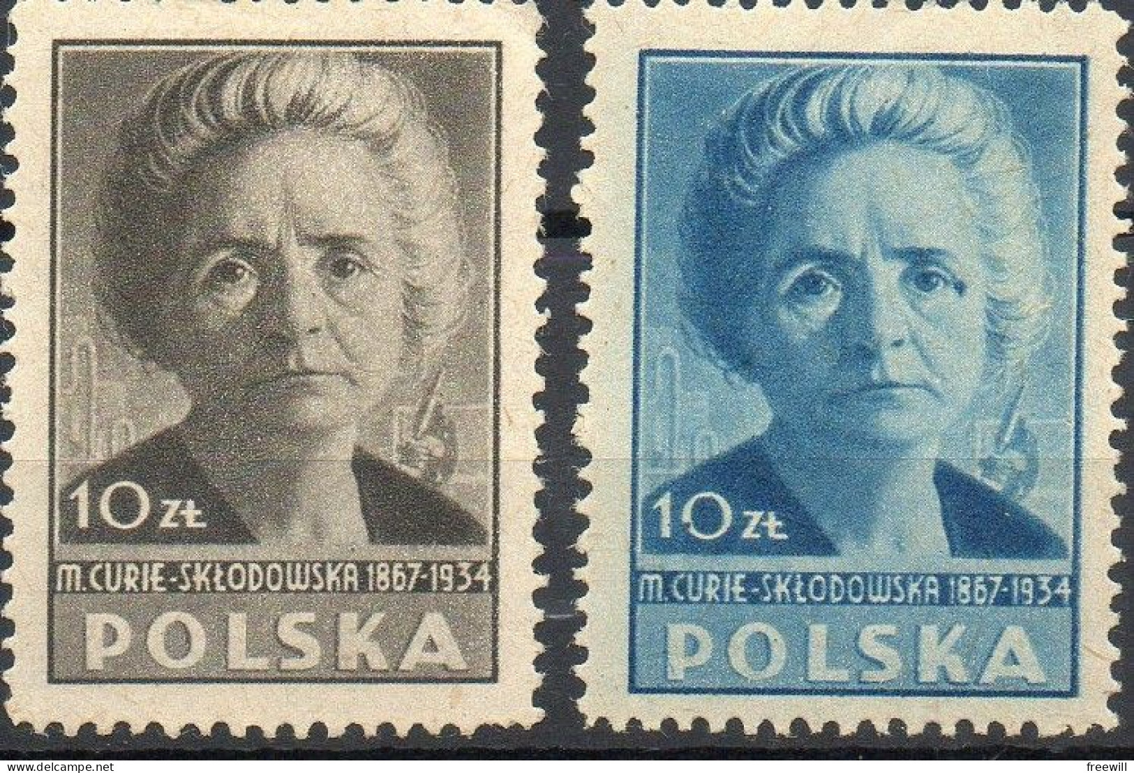 Pologne Poland Marie Curie XXX 1946 - Nuovi