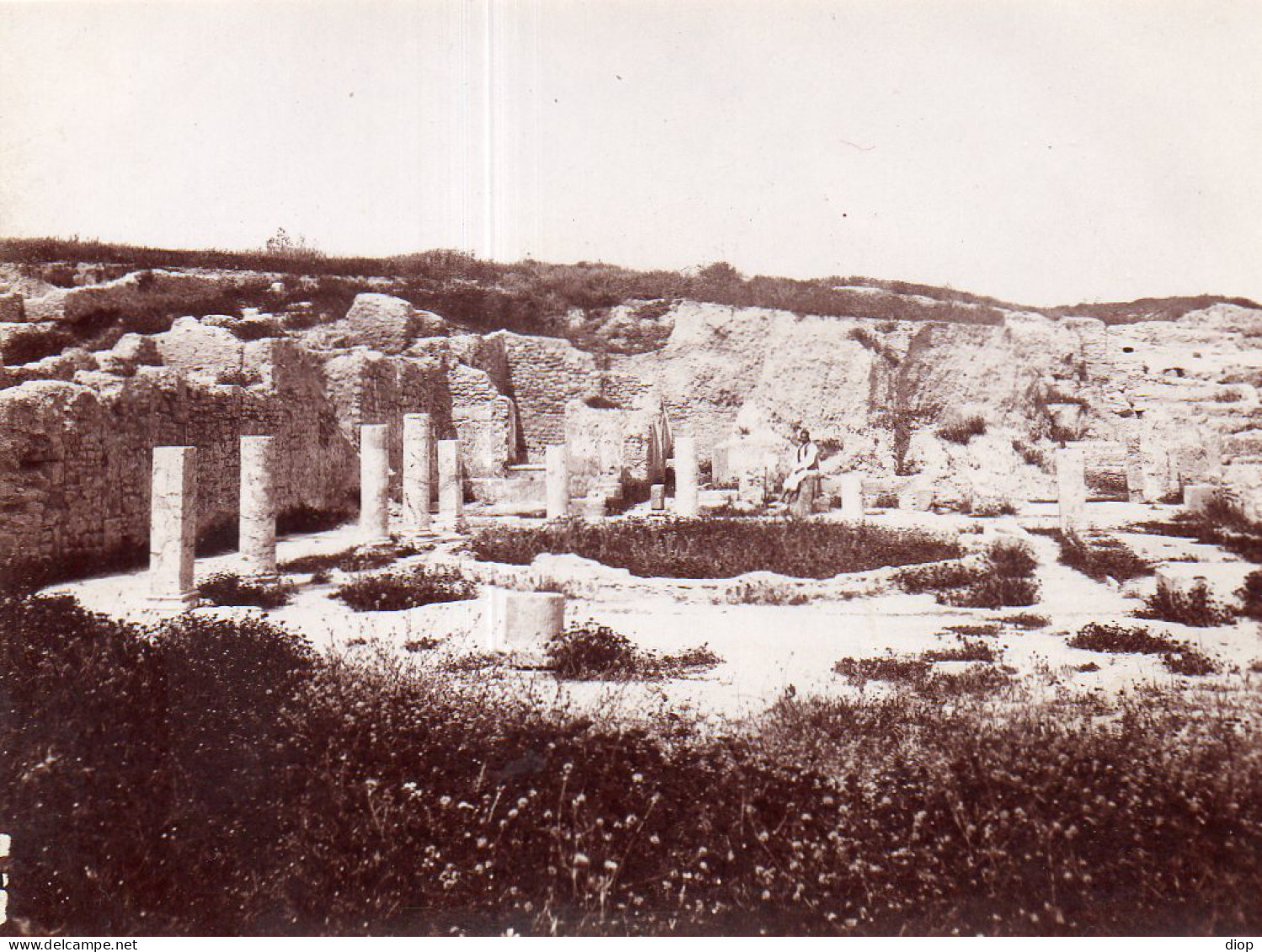 Photographie Photo Vintage Snapshot Afrique Tunisie Carthage - Africa
