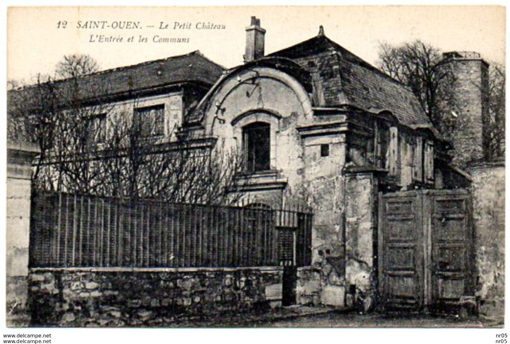 93- SAINT OUEN - Le Petit Chateau - L'Entrée Et Les Communs    ( Seine Saint Denis ) - Saint Ouen