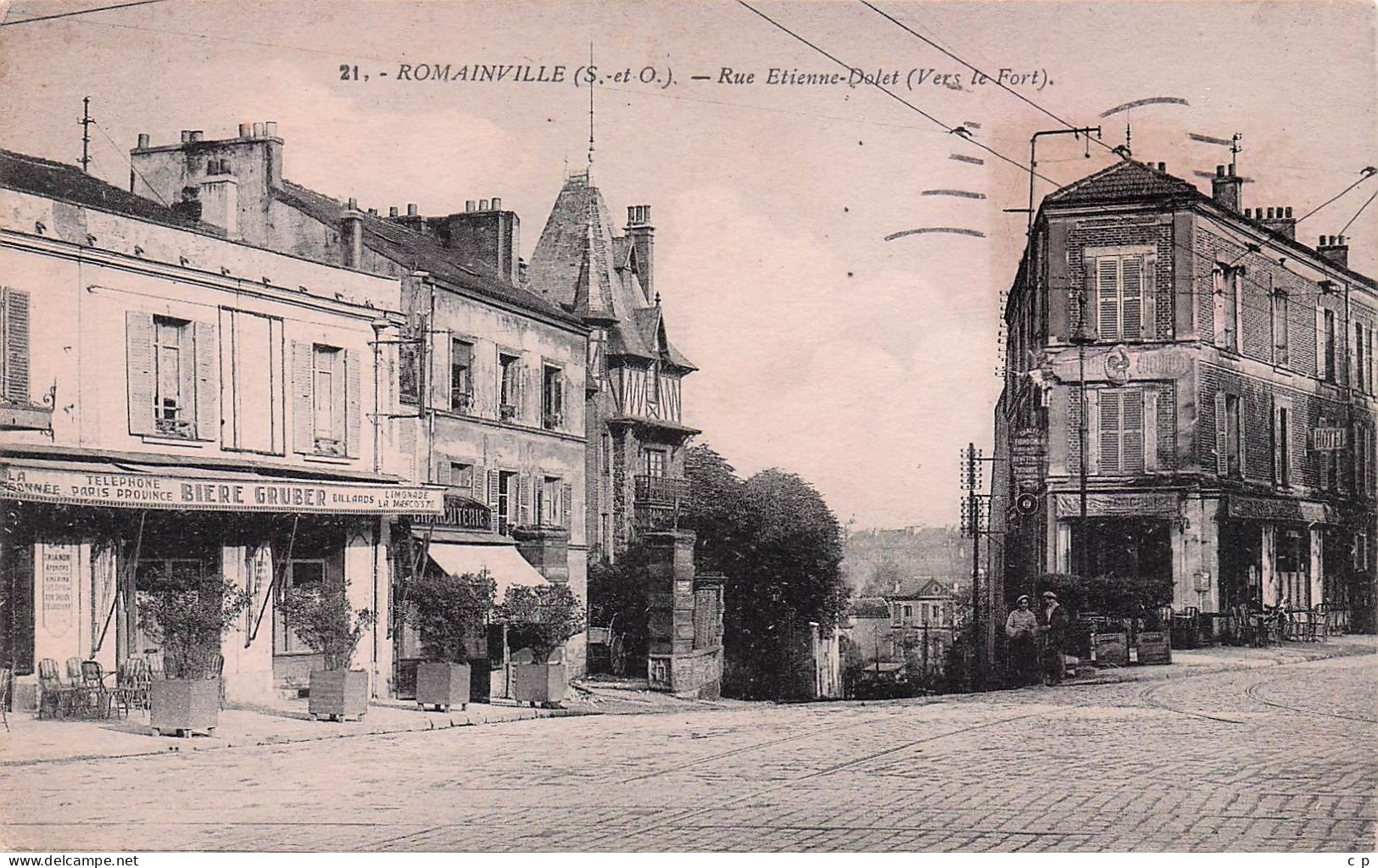 Romainville - Rue Etienne Dollet - Biere Gruber -  CPA °J - Romainville