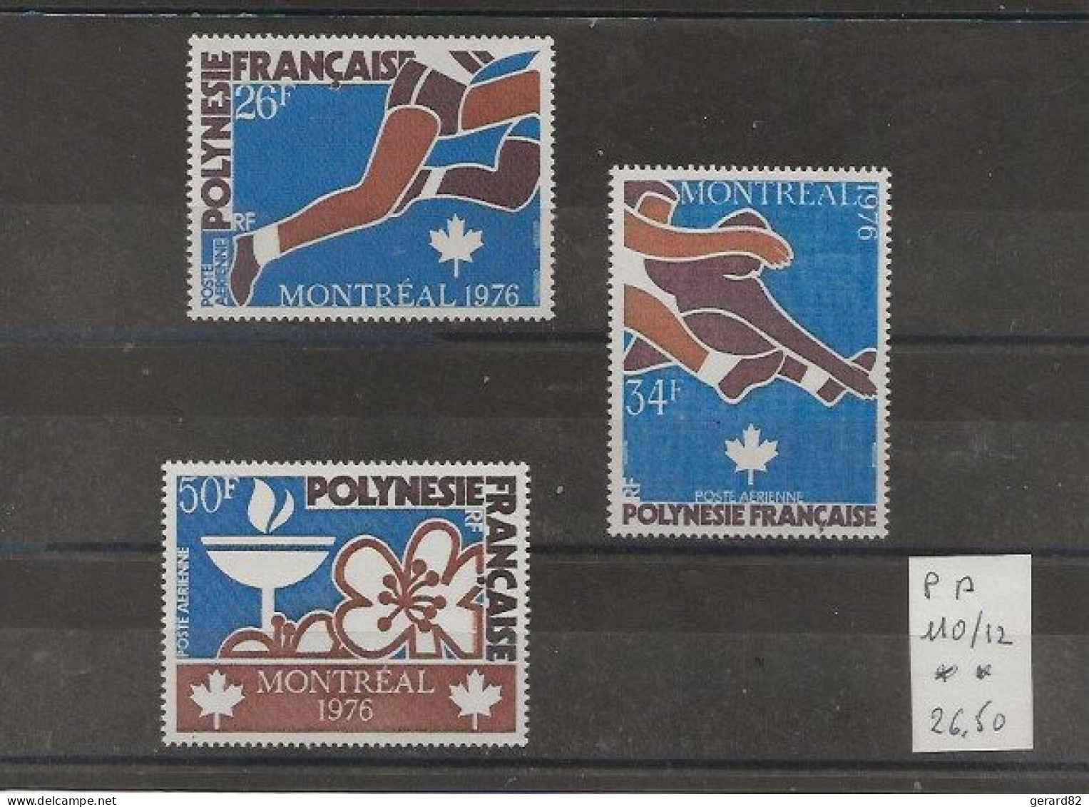 POLYNESIE   TIMBRES  N° 110/112  PA   N** - Nuovi