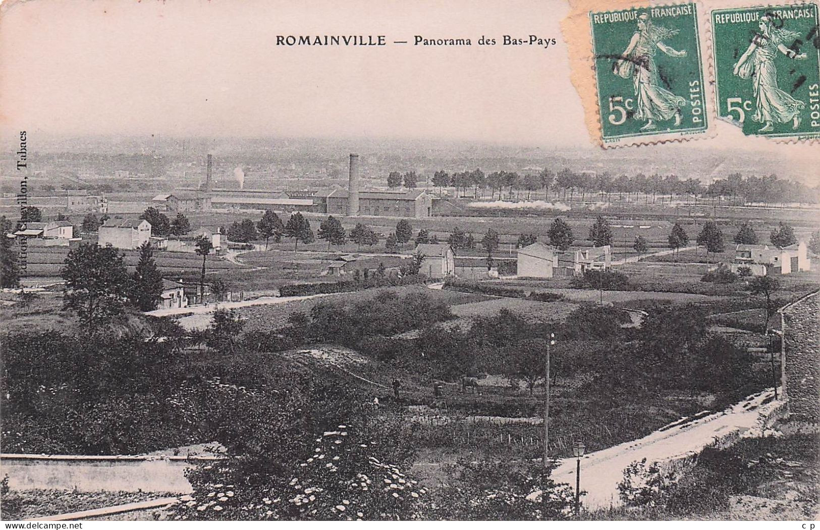 Romainville - Panorama Du Bas Pays -  CPA °J - Romainville