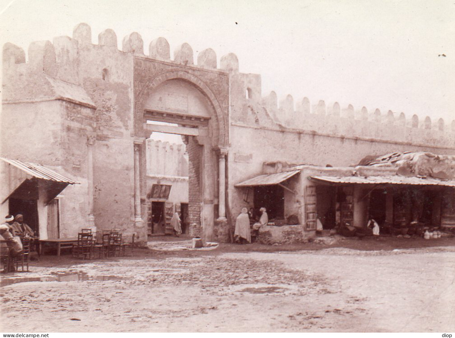 Photographie Photo Vintage Snapshot Afrique Tunisie Kairouan - Afrika