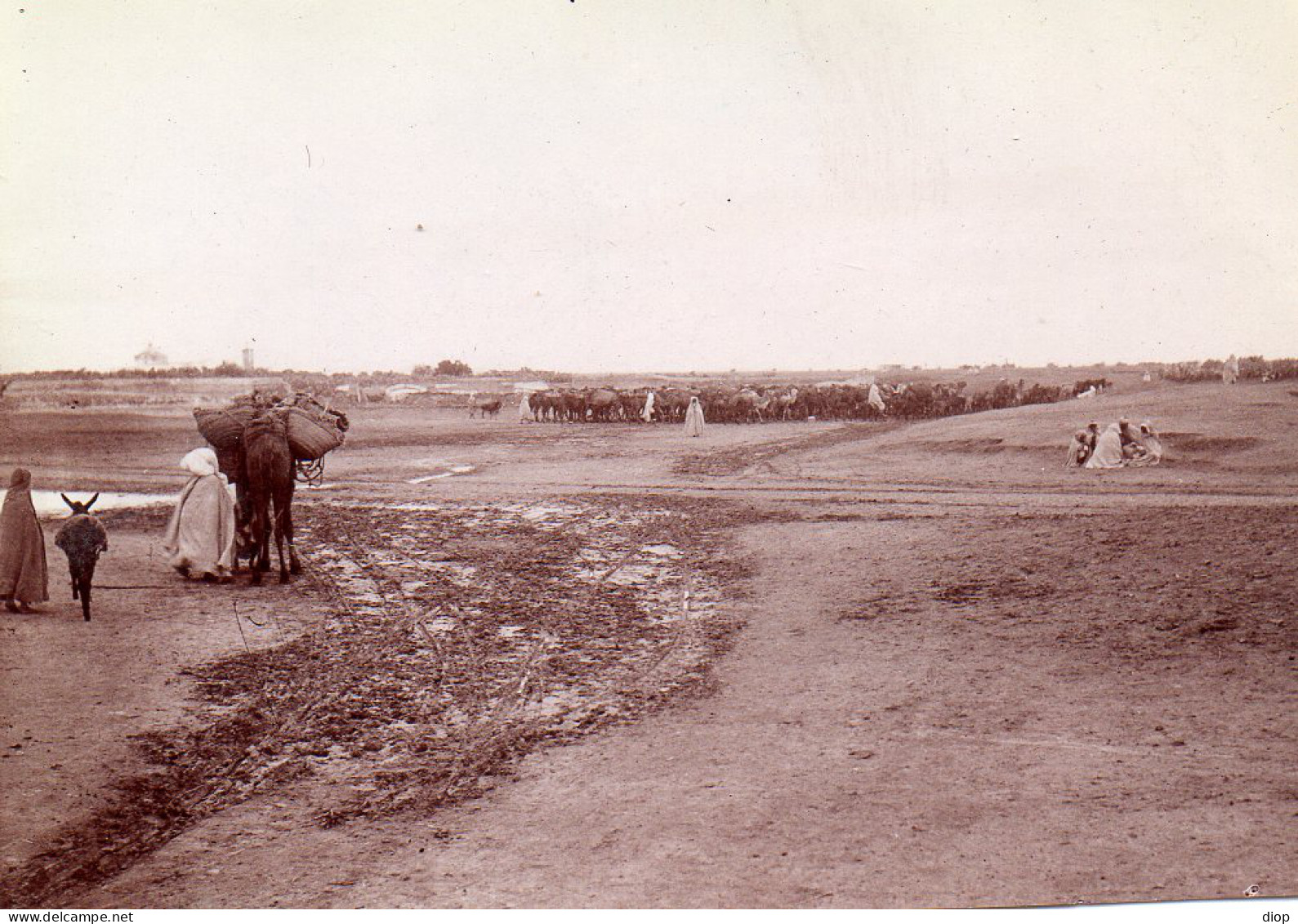 Photographie Photo Vintage Snapshot Afrique Tunisie Kairouan - Afrique