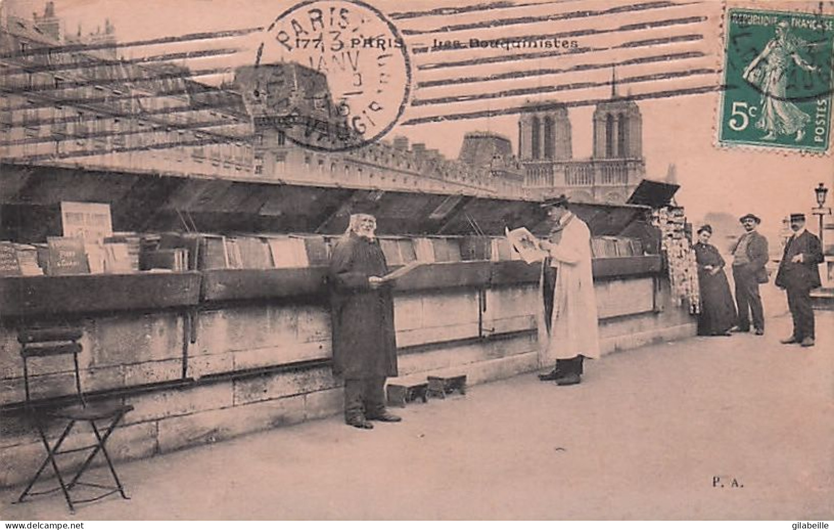 75 - PARIS - Les Bouquinistes - 1913 - Straßenhandel Und Kleingewerbe