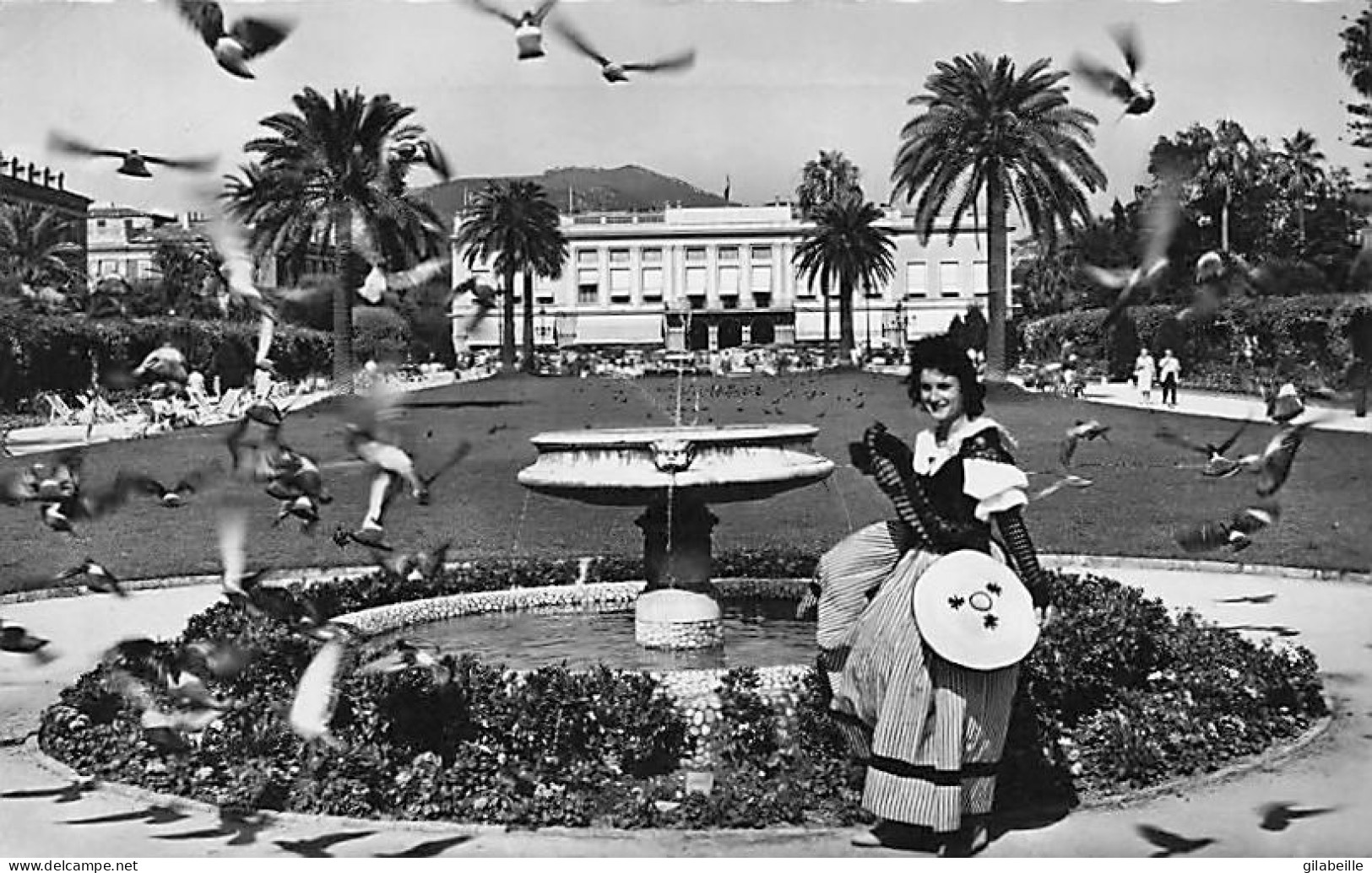 06 - NICE -  Les Jardins Albert Ier Et La Casino Municipal - Cafés, Hoteles, Restaurantes