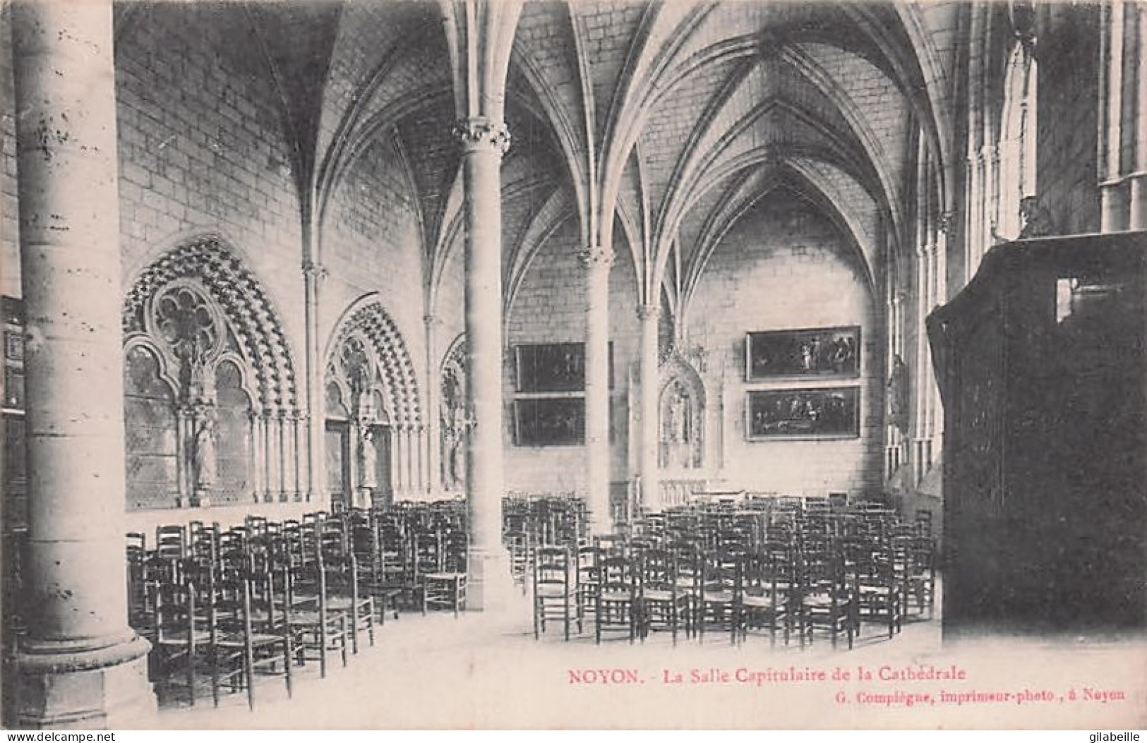60 - Oise - NOYON - La Salle Capitulaire De La Cathedrale - Noyon