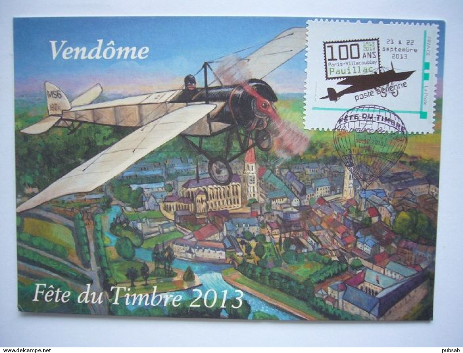 Avion / Airplane / MORANE-SAULNIER / Liaison Aérienne Villacoublay-Pauillac / Carte Maximum - 1919-1938: Between Wars