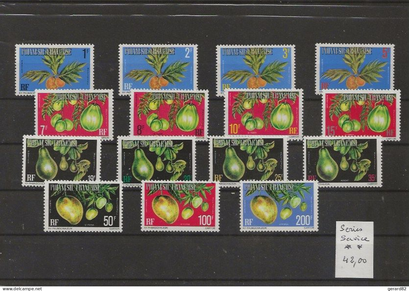 POLYNESIE   SERIES  SERVICE    N** - Unused Stamps