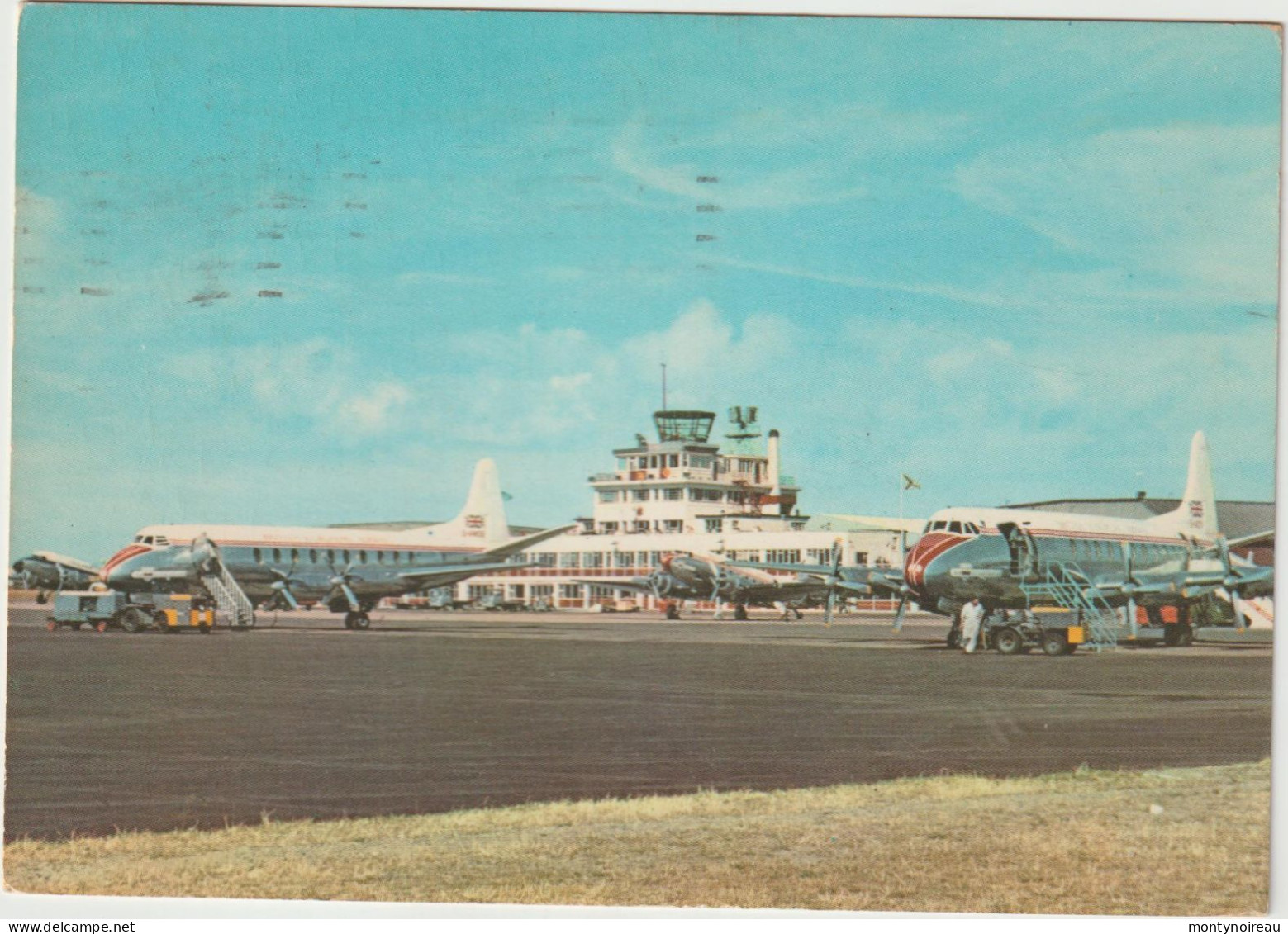 Jersey  Airport , Aéroport : Avion , 1963 - Andere & Zonder Classificatie