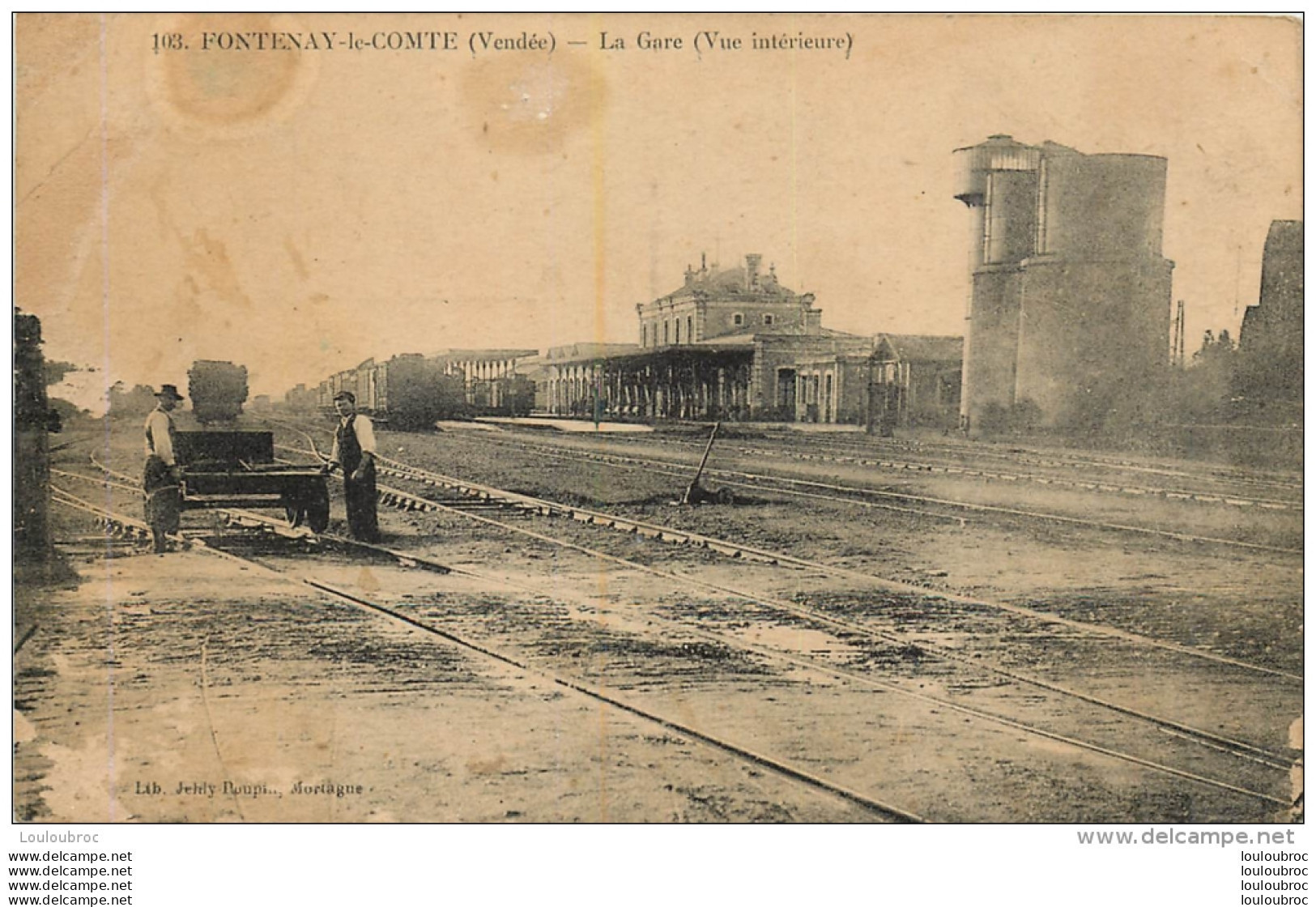 FONTENAY LE COMTE LA GARE VUE INTERIEURE - Fontenay Le Comte