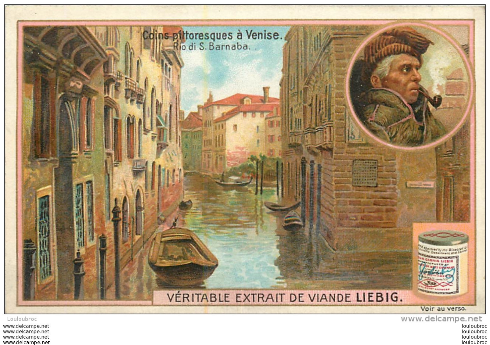 CHROMO LIEBIG  COINS PITTORESQUES A VENISE - Liebig