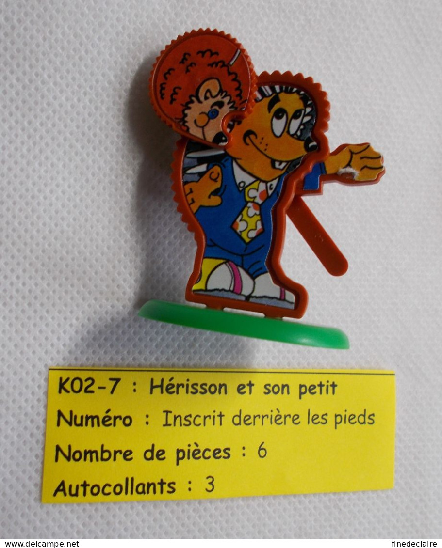 Kinder - Hérisson Et Son Petit (à Mécanisme) - K02 7 - Sans BPZ - Montables