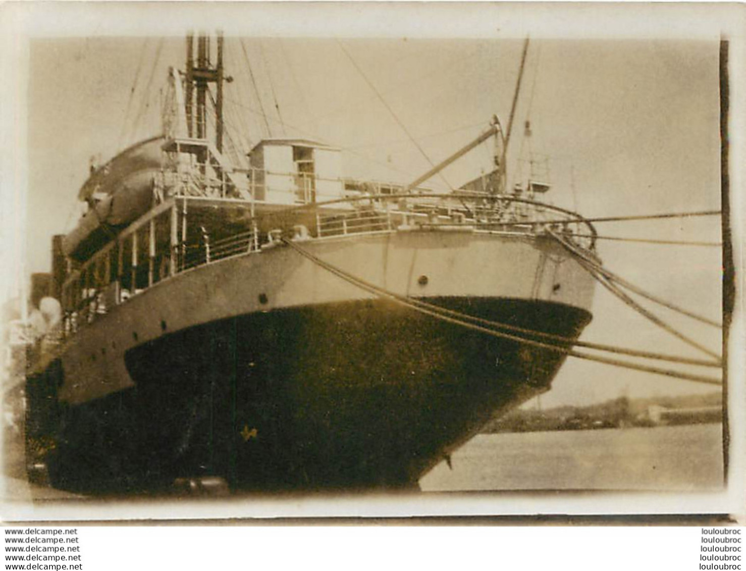 BATEAUX PAQUEBOT PHOTO ORIGINALE 9 X 6 CM - Barcos