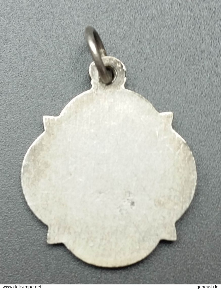 Médaille Religieuse De Jésuite XIXe Argenté "Saint Ignace / San Ignacio" Religious Medal - Religion & Esotérisme