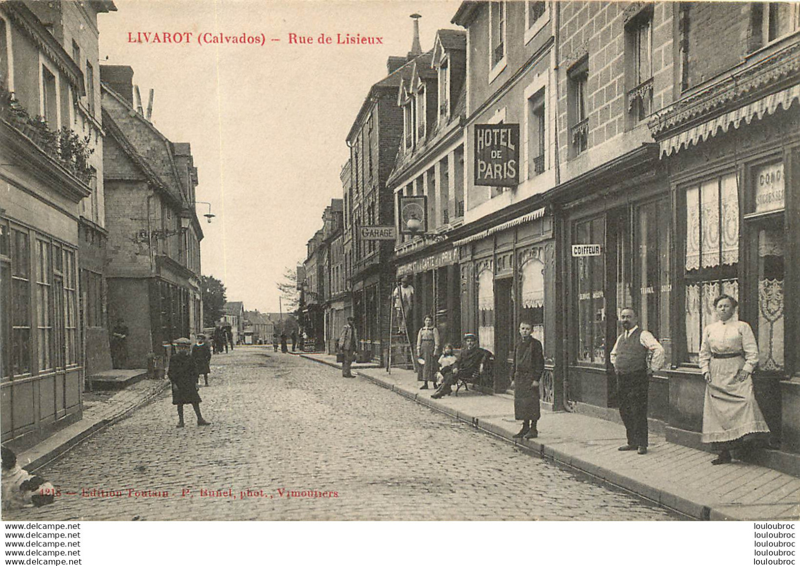 LIVAROT RUE DE LISIEUX HOTEL DE PARIS - Livarot