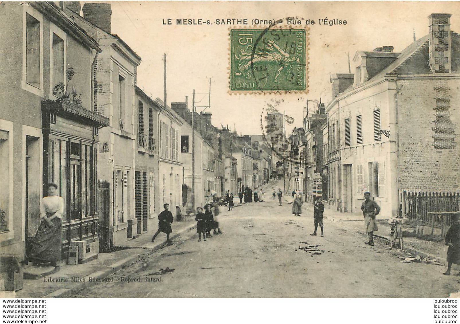 LE MELE SUR SARTHE RUE DE L'EGLISE - Le Mêle-sur-Sarthe