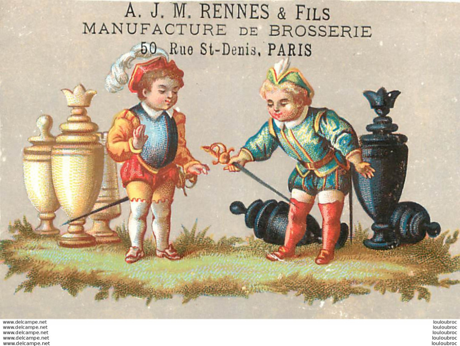 A.J.M. RENNES ET FILS MANUFACTURE DE BROSSERIE PARIS - Other & Unclassified