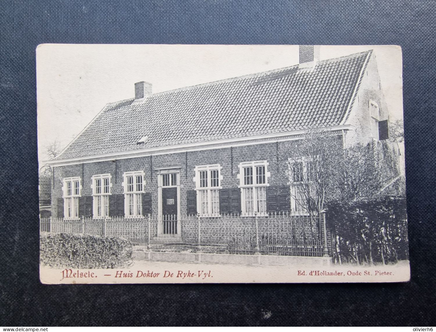 CP BELGIQUE (M2408) MELSELE (2 Vues) Huis Doktor De Ryke Vyl * Ed D'Hollander, Oude St Pieter - Beveren-Waas