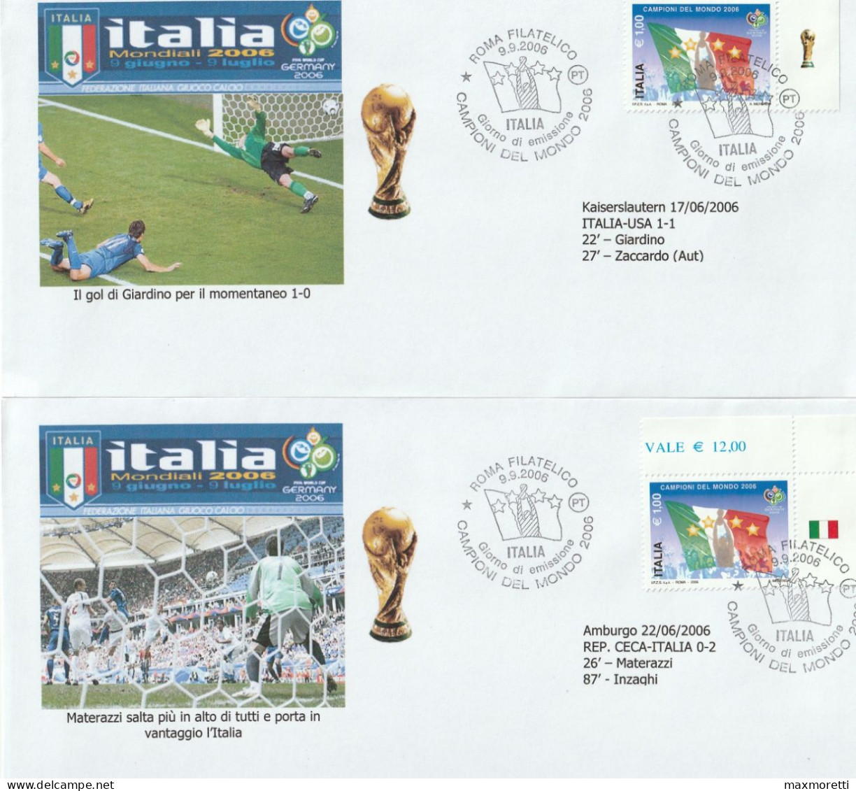 Italia Campione Del Mondo 2006 - Variétés Et Curiosités