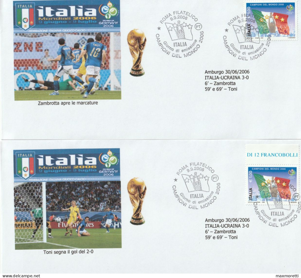 Italia Campione Del Mondo 2006 - Errors And Curiosities