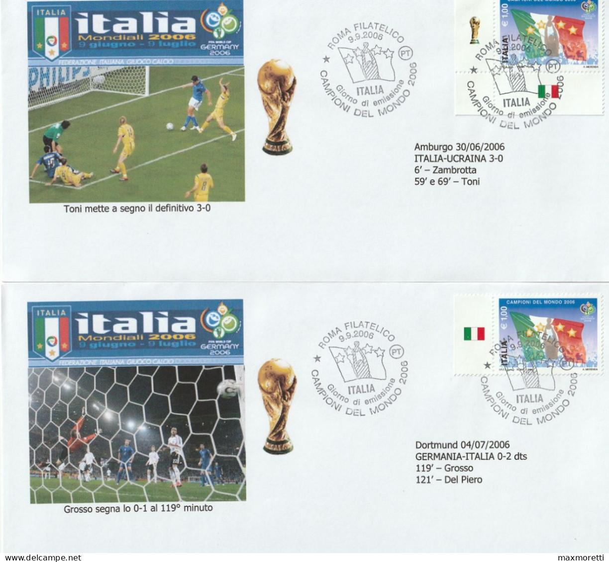 Italia Campione Del Mondo 2006 - Variétés Et Curiosités