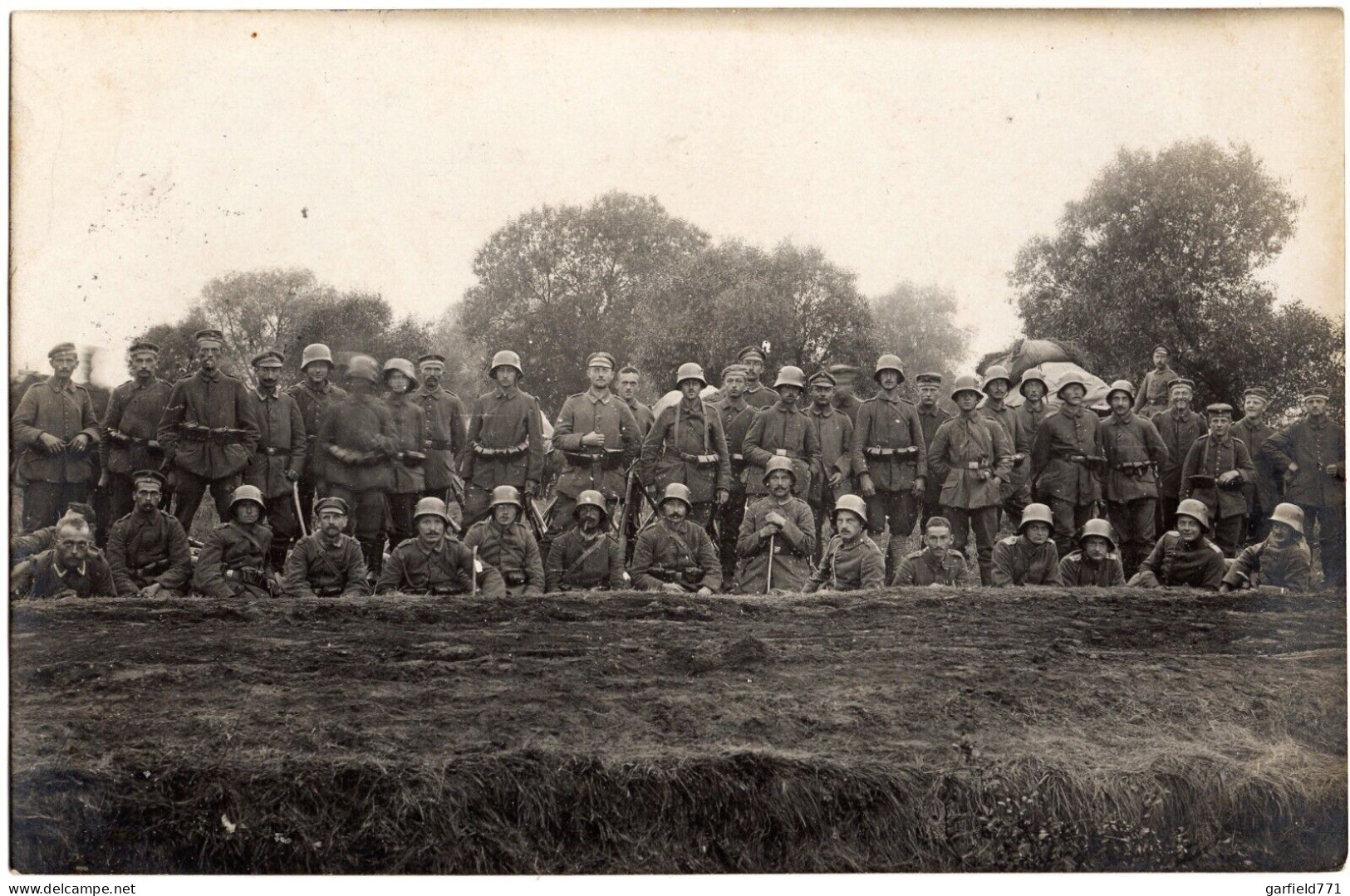 ALLEMAGNE - Photo-carte Régiment De Soldats Allemands Avec Casque- Cologne 1911 WW1 - Zu Identifizieren