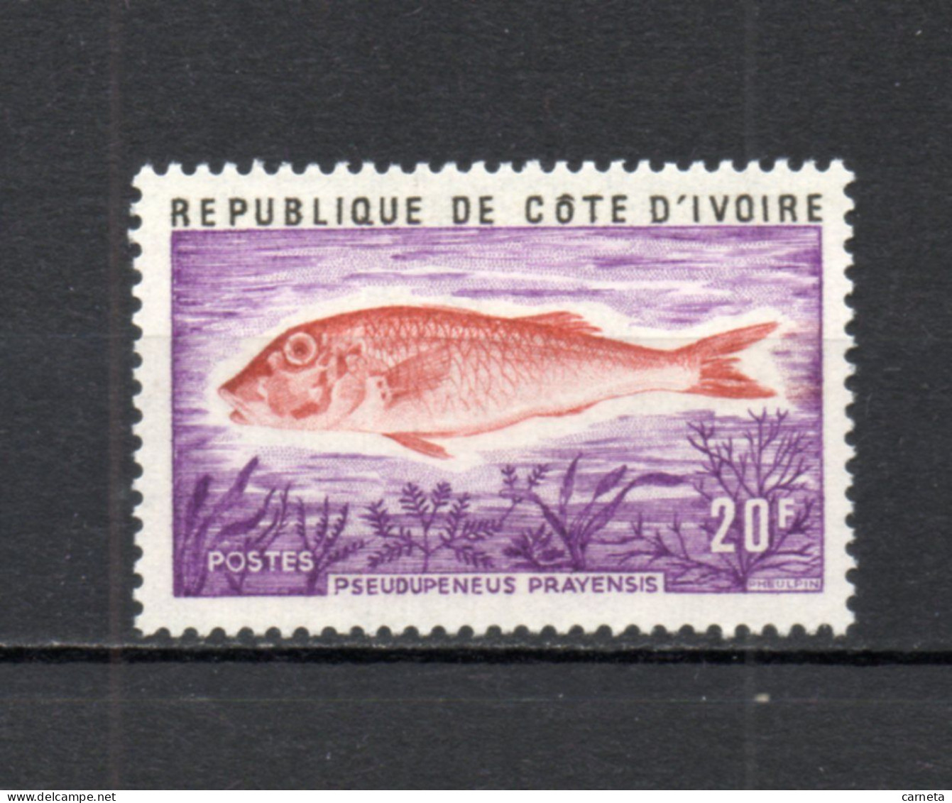 COTE D'IVOIRE N° 355    NEUF SANS CHARNIERE COTE 3.80€  POISSON ANIMAUX FAUNE - Côte D'Ivoire (1960-...)