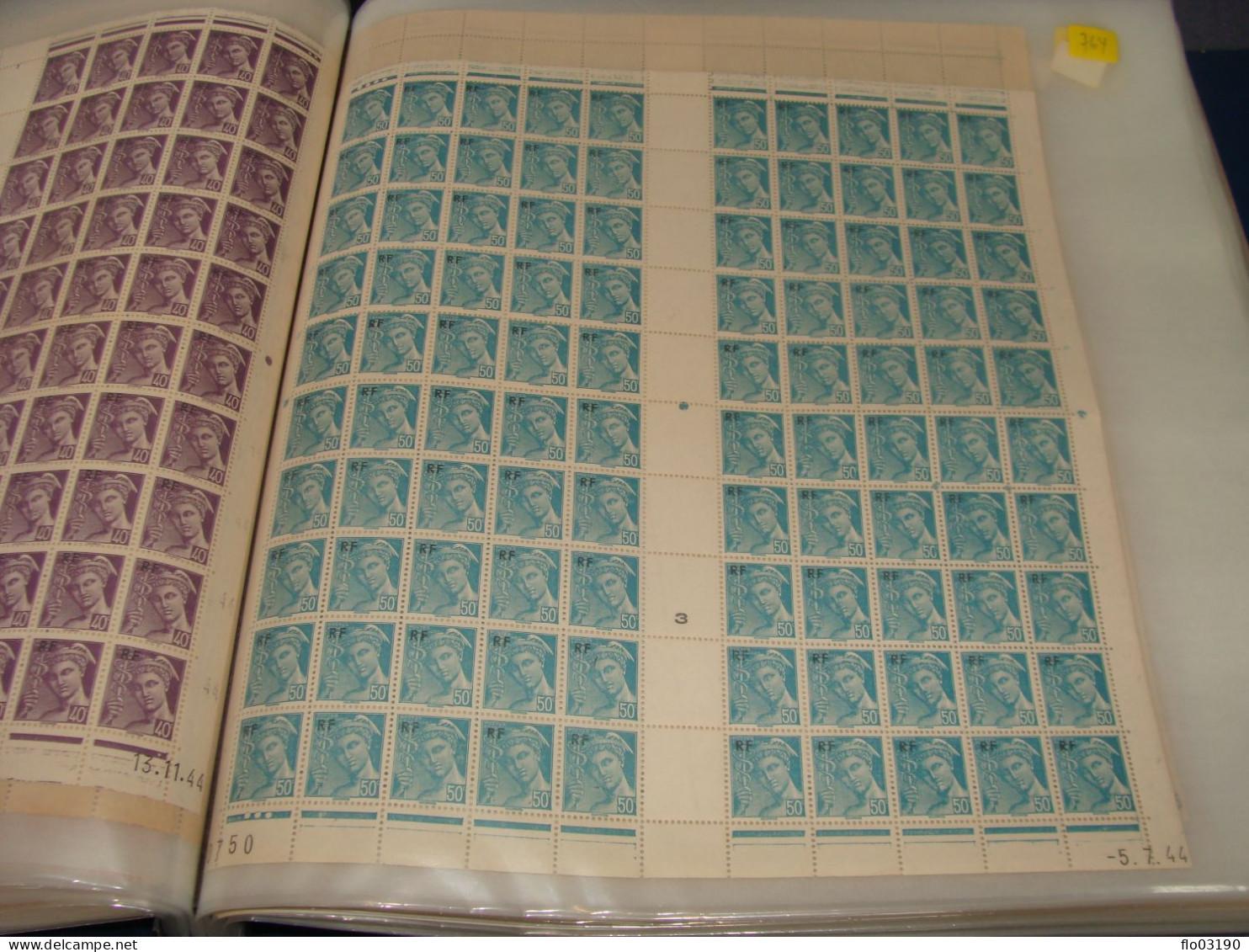 N° 660 En Feuille  De 100 Timbres Entières Neuves - Ganze Bögen