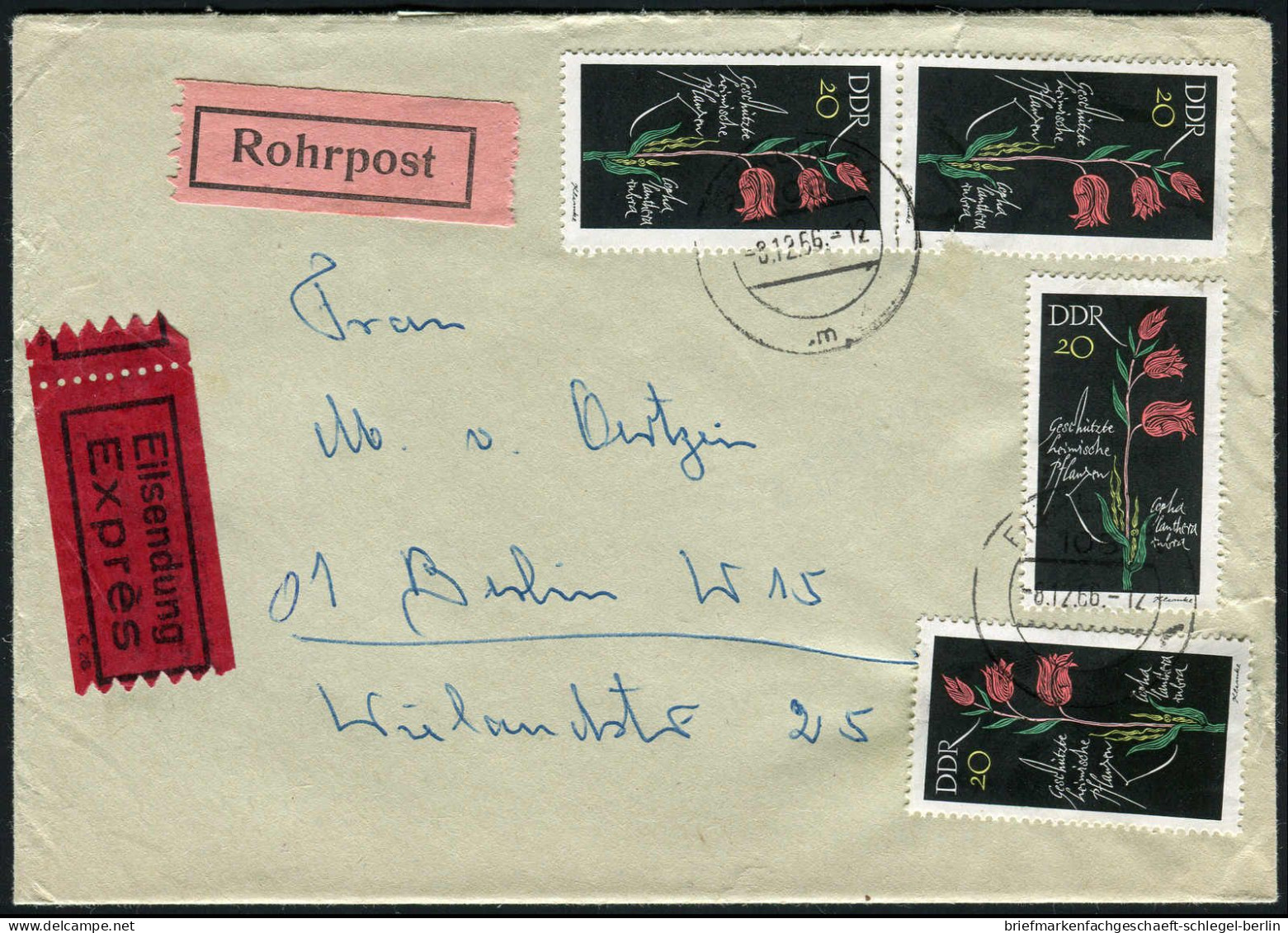 DDR, 1966, 1243(4), Brief - Sonstige & Ohne Zuordnung