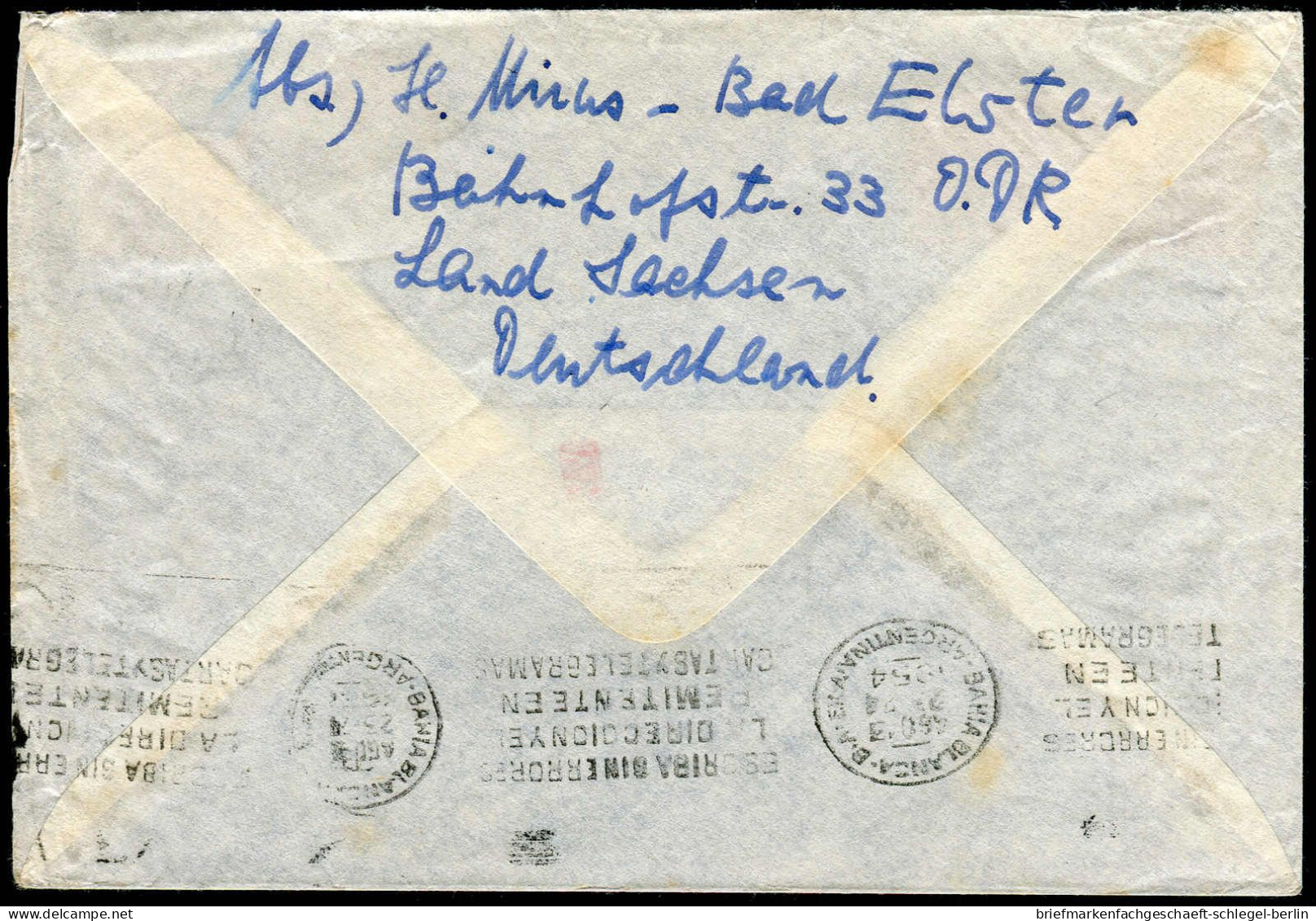 DDR, 1954, 322, 421, Brief - Other & Unclassified