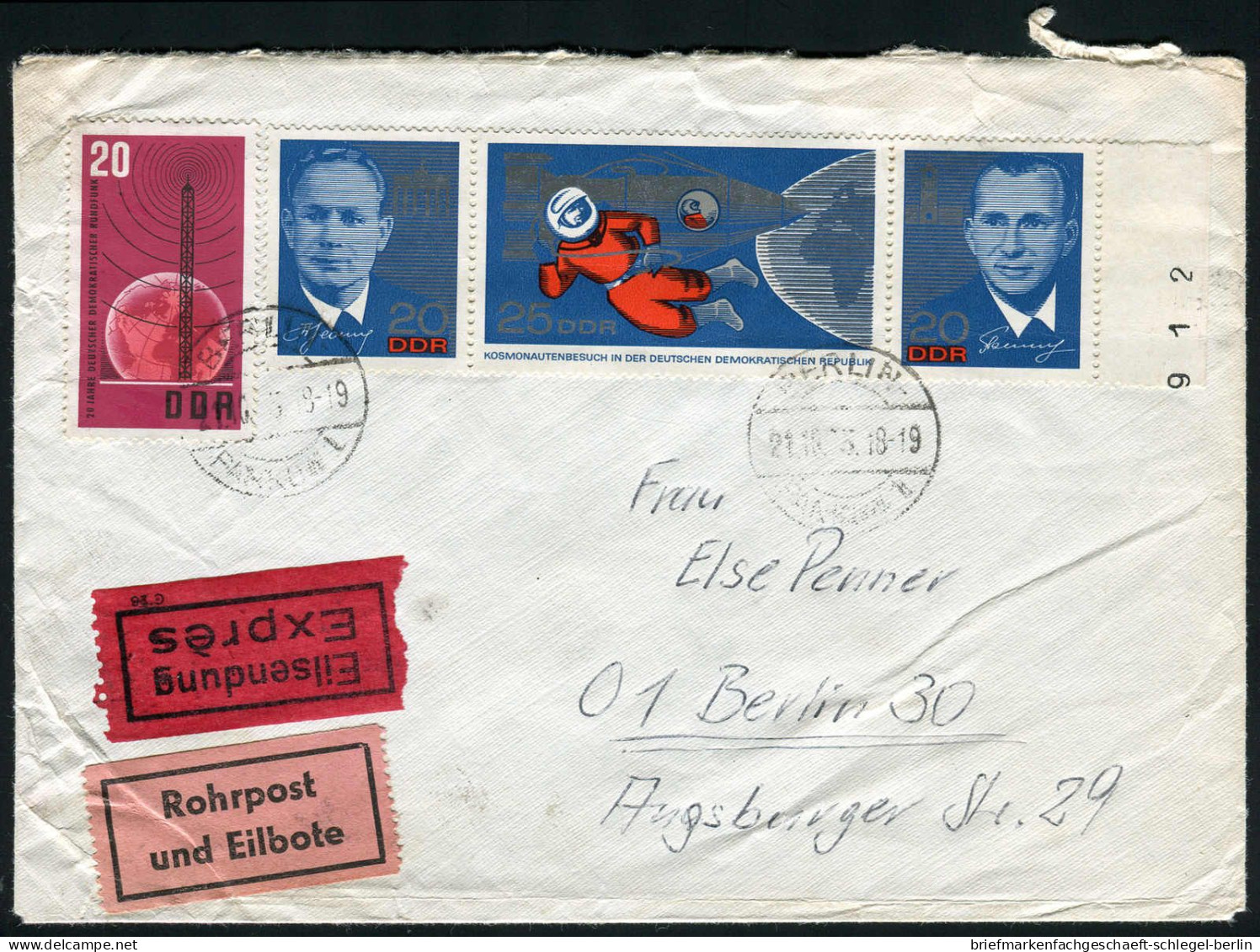 DDR, 1965, 1111, W Zd 159, Brief - Other & Unclassified