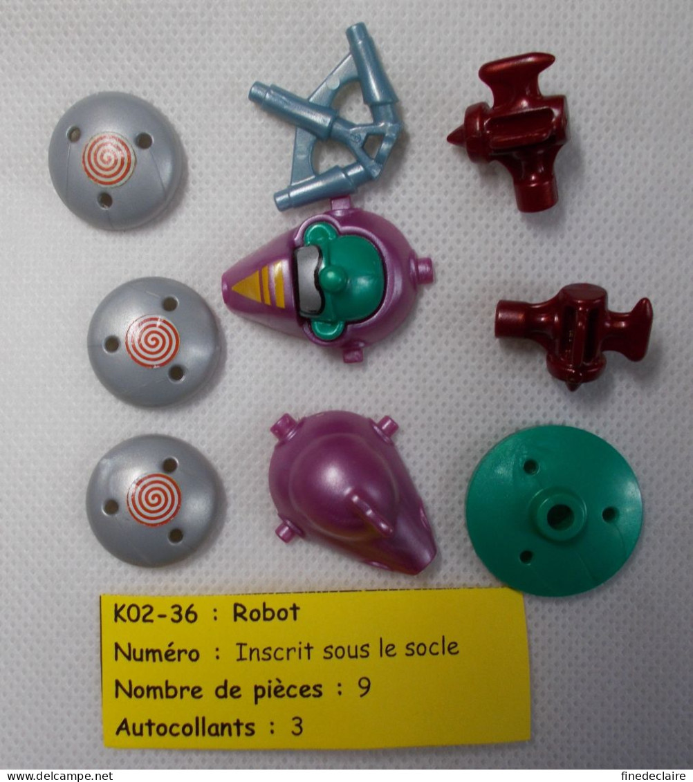 Kinder - Robot - K02 36 - Sans BPZ - Mountables