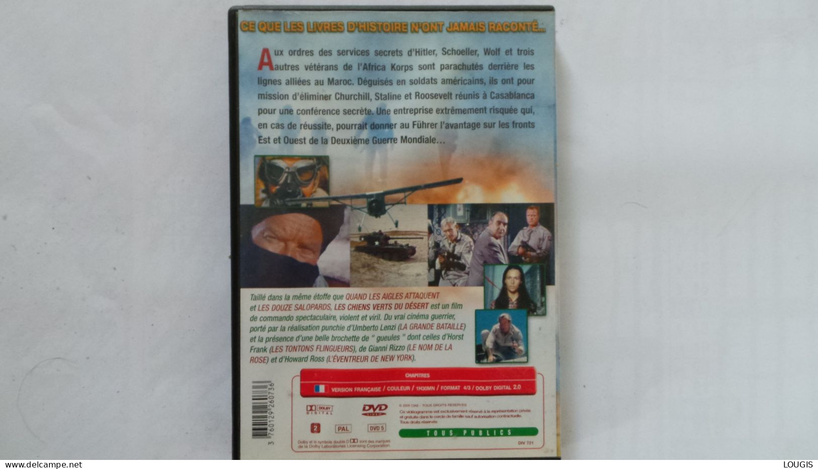 DVD LES CHIENS VERT DU DESERT - Otros & Sin Clasificación