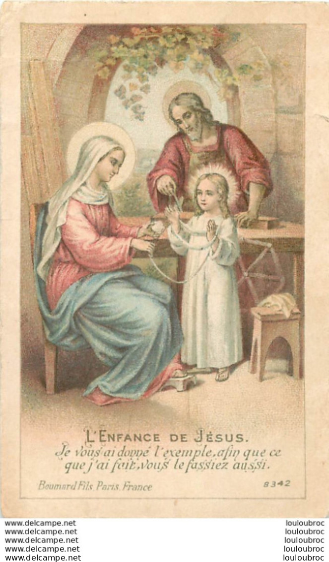 CANIVET IMAGE RELIGIEUSE  L'ENFANCE DE JESUS - Andachtsbilder
