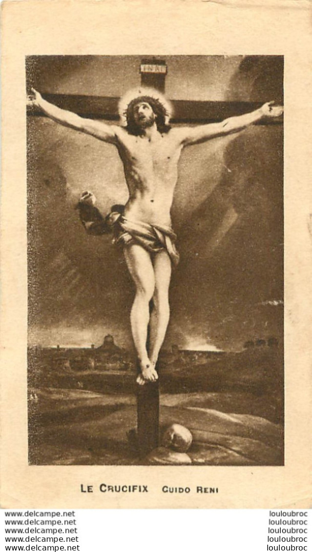 CANIVET IMAGE RELIGIEUSE   LE CRUCIFIX  EGLISE DE CROUTTES - Devotion Images