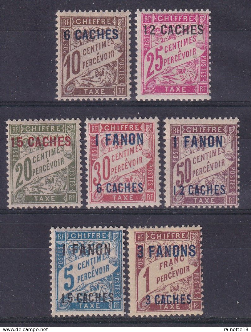 Inde           Taxes 1/7 * - Unused Stamps